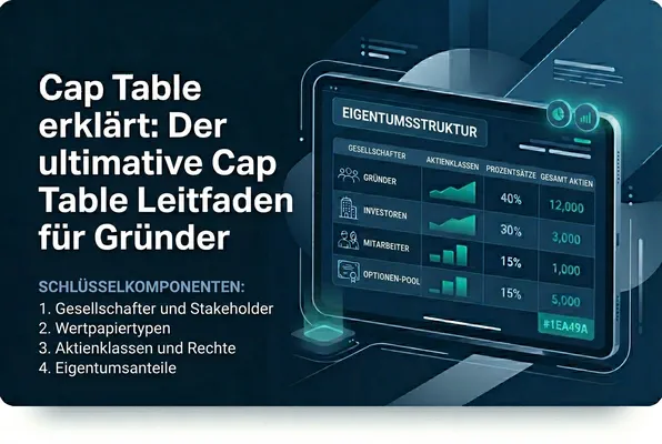 Cap Table Bedeutung: Was ist eine Kapitaltabelle?