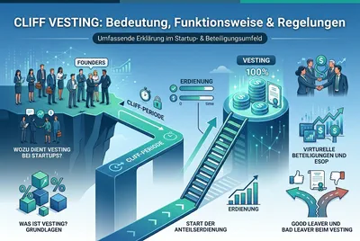 Cliff Vesting: Bedeutung, Funktionsweise & Regelungen