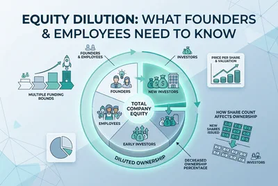 Equity Dilution: What Founders & Employees Need to Know