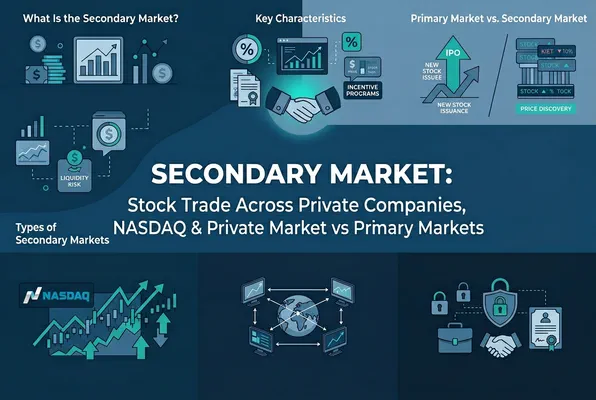 Secondary Market: Stock Trade Across Private Companies, NASDAQ & Private Market vs Primary Markets