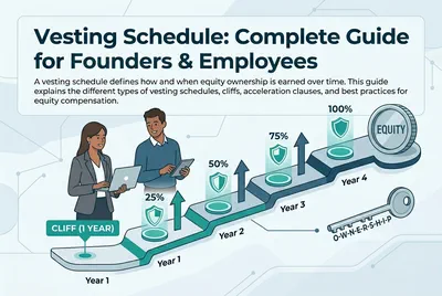 Vesting Schedule: Complete Guide for Founders & Employees